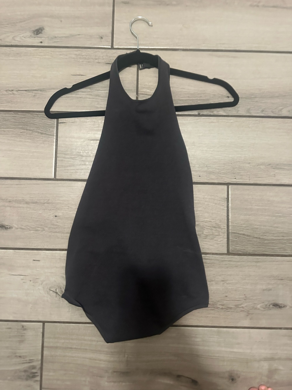 Skims cotton jersey backless bodysuit